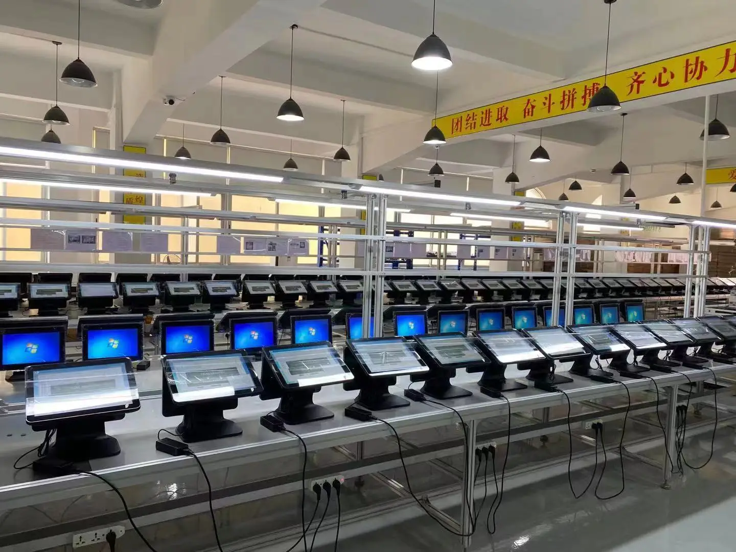Thin Bezel Android 11 Windows Dual Screen POS Machine 15.6