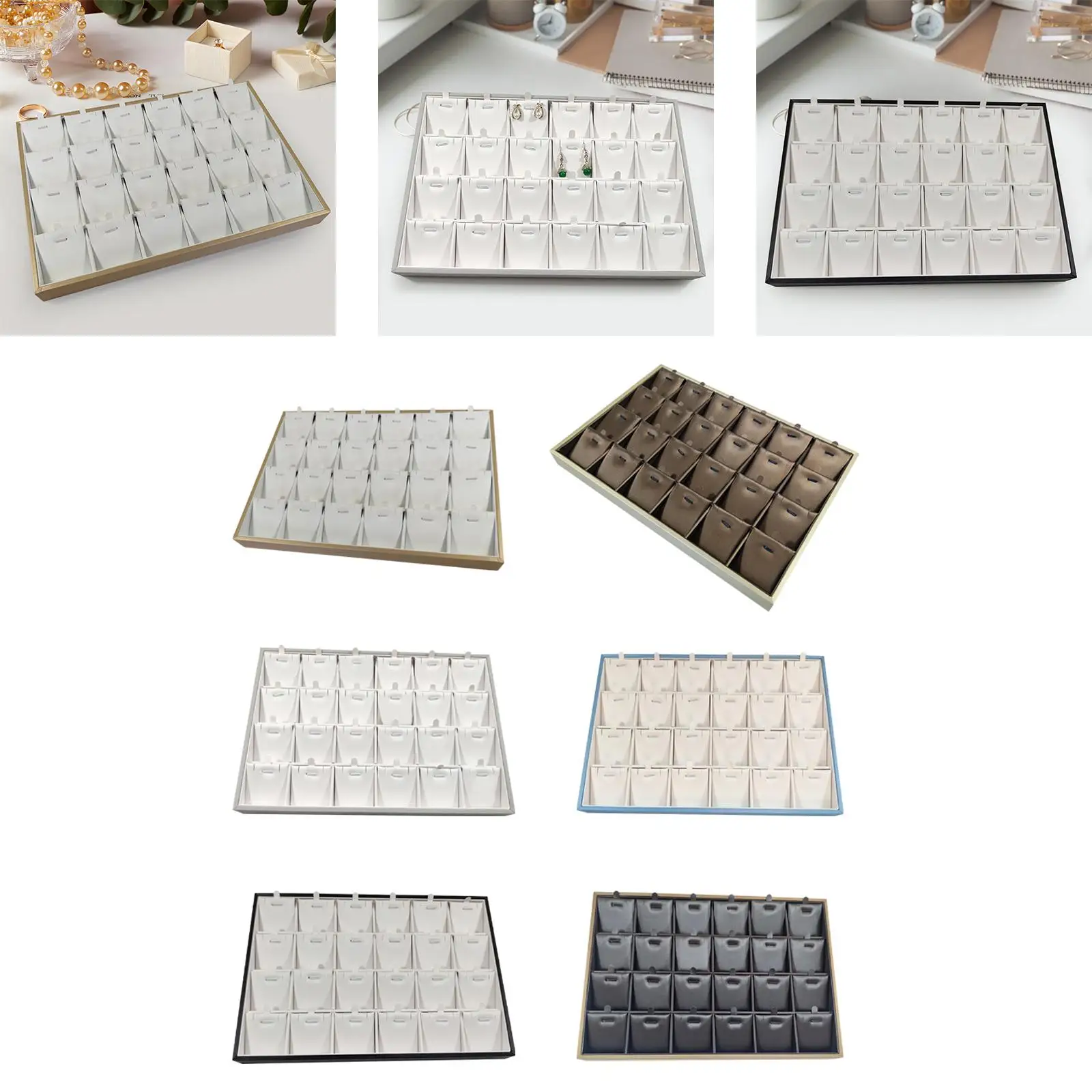 

Jewelry Tray Dresser Necklace Pendant Storage Tray for Vanity Jewelry Store