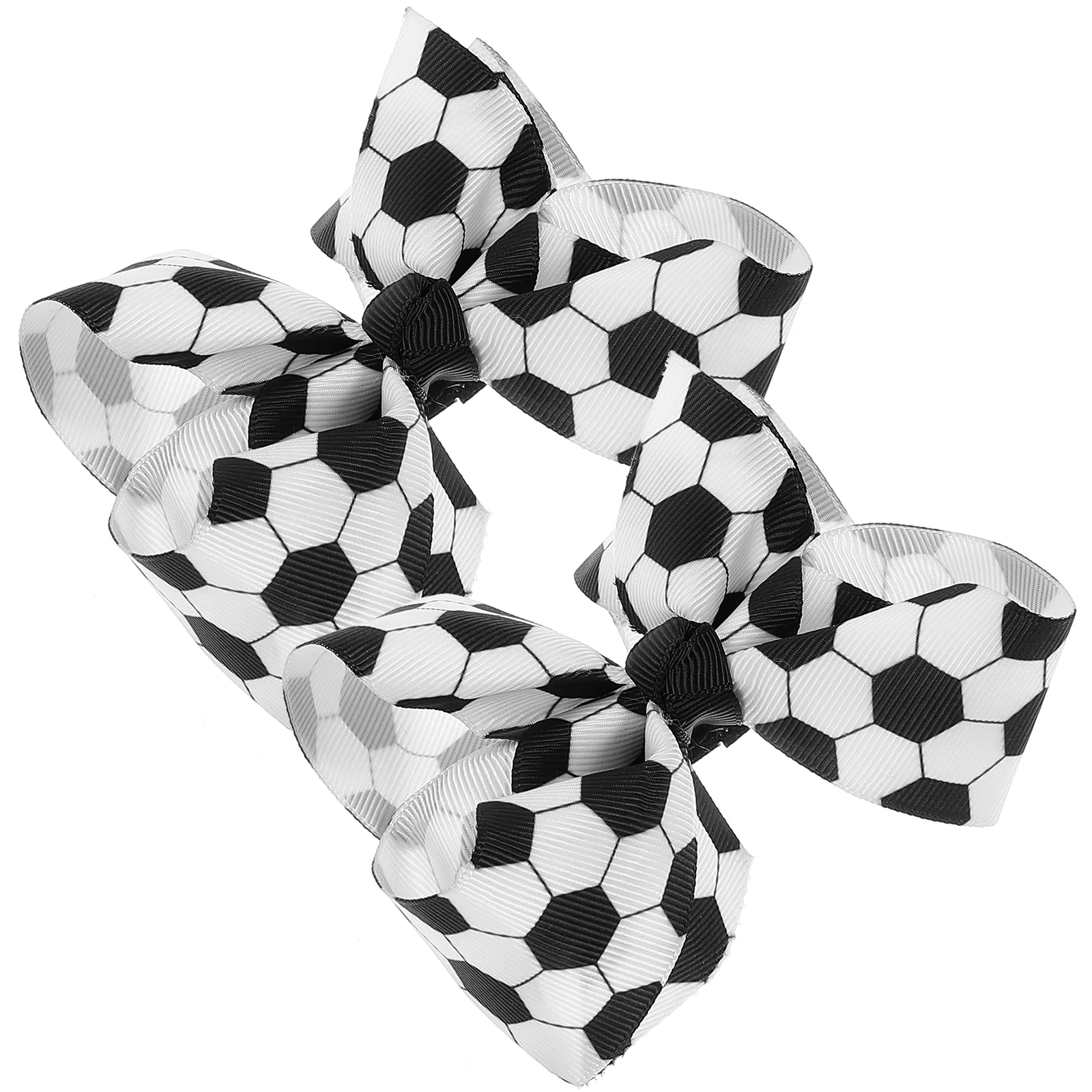 

2 pcs Soccer Bow Hair Clips Little Girl Hair Clips Cute Hair Clips Decorative Hair Clips