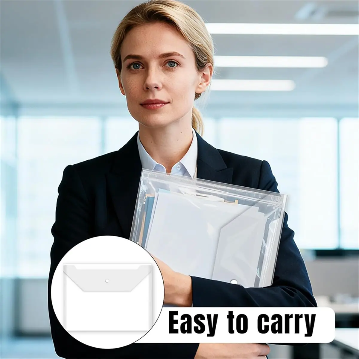 a32m-100-pcs-clear-envelopes-with-button-snap-closure-a4-letter-plastic-envelope-folders-for-documents-waterproof-envelope