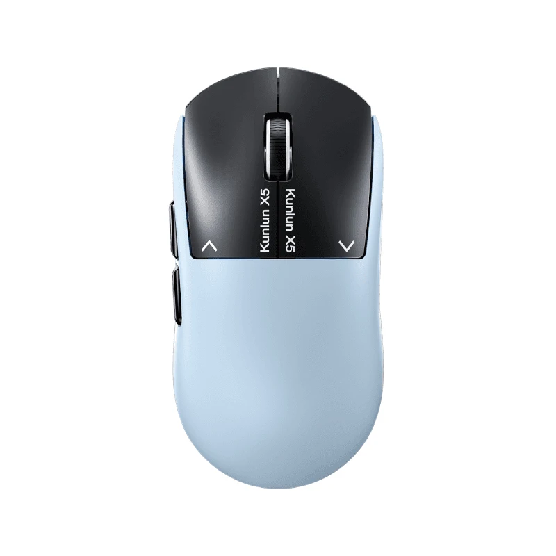 AULA KUNLUN X5 Flagship Gaming Mouse,Tri-Mode PAW3955 EVO Sensor SSHS Tech TTC Golden Wheel 56000 DPI 8K NANO Receiver