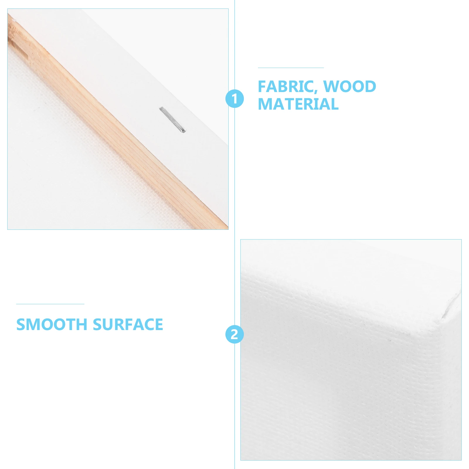 

6pcs Wooden Canvas Panels For Painting Oil Painting Boards Blank Drawing Board Light Thin Canvas Art Panels Sketching Teaching