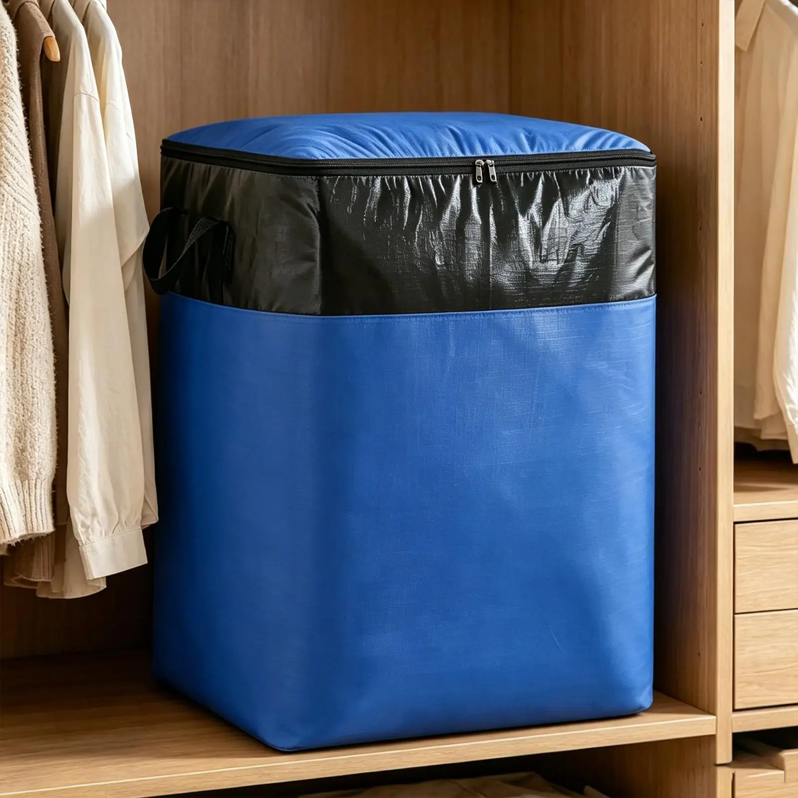 140L Large Capacity Moving Bag Thickened Eco-friendly Luggage Bag Waterproof Woven Bag Transfer Storage Wear-resistant Bag