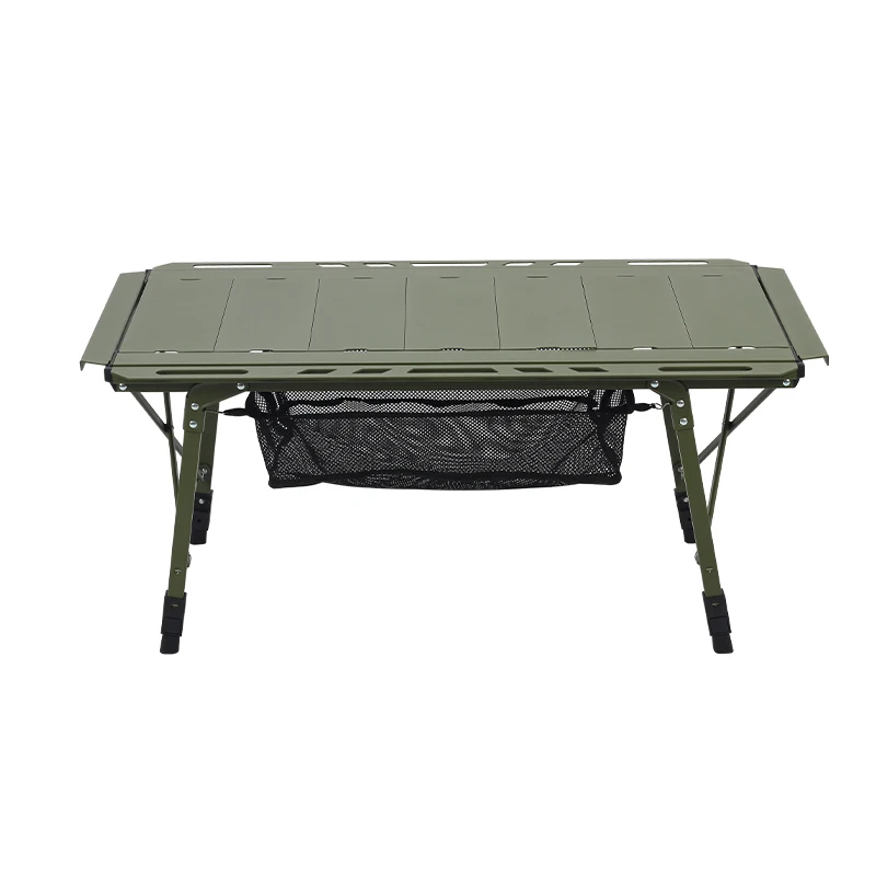 Outdoor Korean BBQ Grill  Aluminum Frame Height Adjustable Lightweight Portable Folding 3 Unit Camping Igt