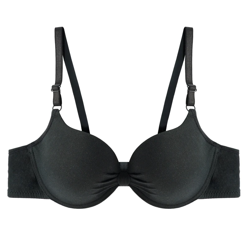 Push Up Bra for Women's Deep V Underwire Solid Design