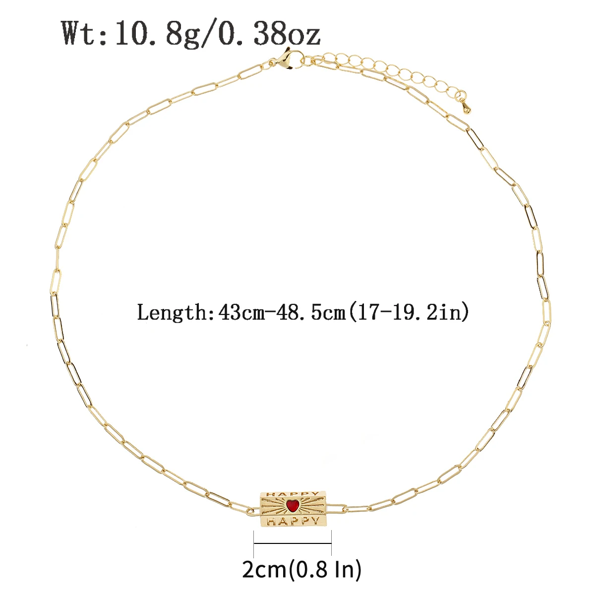 Enamel Copper Dripping Oil Pendant Necklace for Women Fashion Party Jewelry Lucky Art Punk Hip Hop Charm Gold Color Choker - Image 3