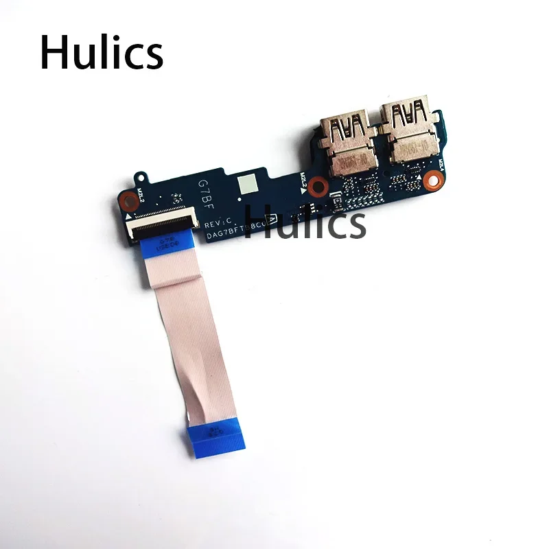 Hulics Used FOR HP 15-CS 15-CW USB Small Board Interface  DAG7BFTB8C0 With Cable