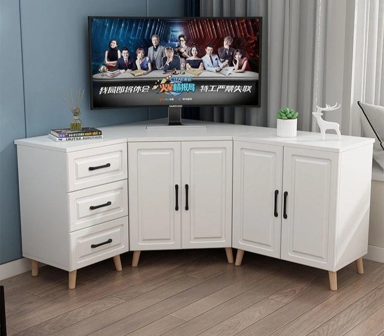 Solid wood multi-function, combined corner cabinet, household simple locker