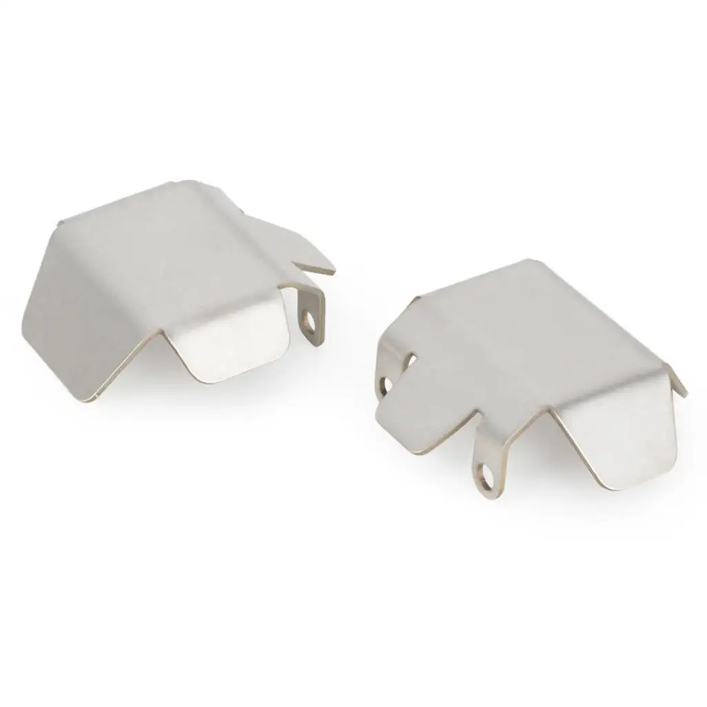 2Pcs RC Axle Plate Replacements, Frame Protector Guard Plate for -10 1/10 Vehicles Trucks