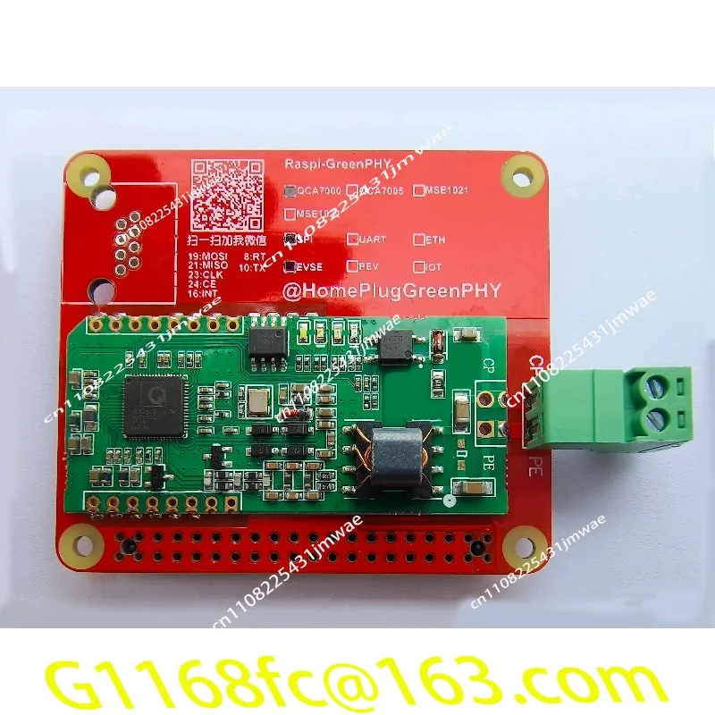 QCA7000 QCA7005 Dev Board, ISO15118 HomePlug GreenPHY for Raspberry