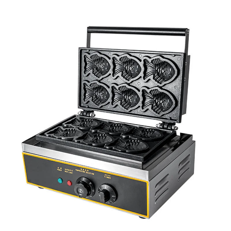 *Commercial Stainless Steel Multi-style Fish Cake Baking Machine Snack Machine Waffle Machine