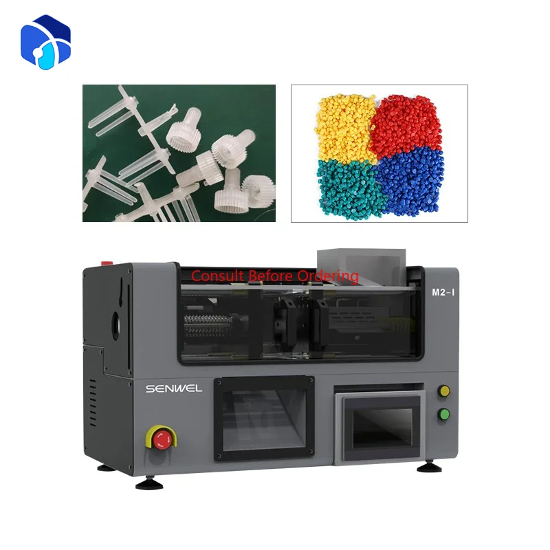 Mini 100 30G Desktop 3T Macchina per lo stampaggio Macchina per lo stampaggio orizzontale per prodotti in plastica polimerica PC ABS Orizzontale