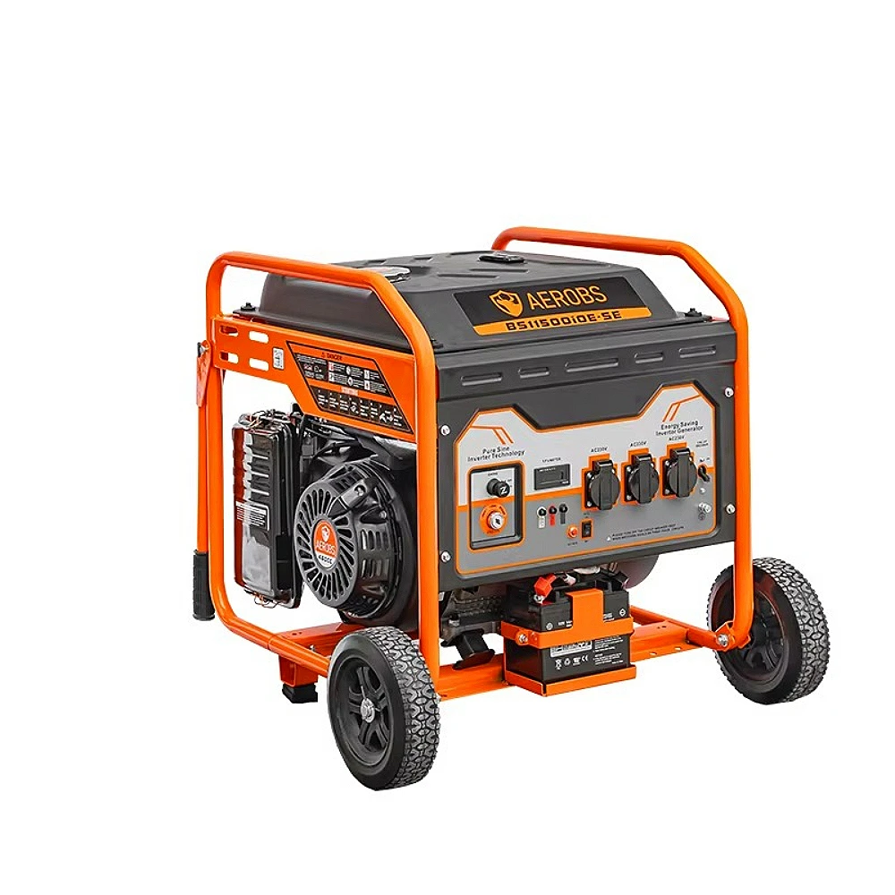 9.5KW Inverter Petrol Generator Dual Start 4-Stroke Electric Quiet Portable for Home/Jobsite 50Hz