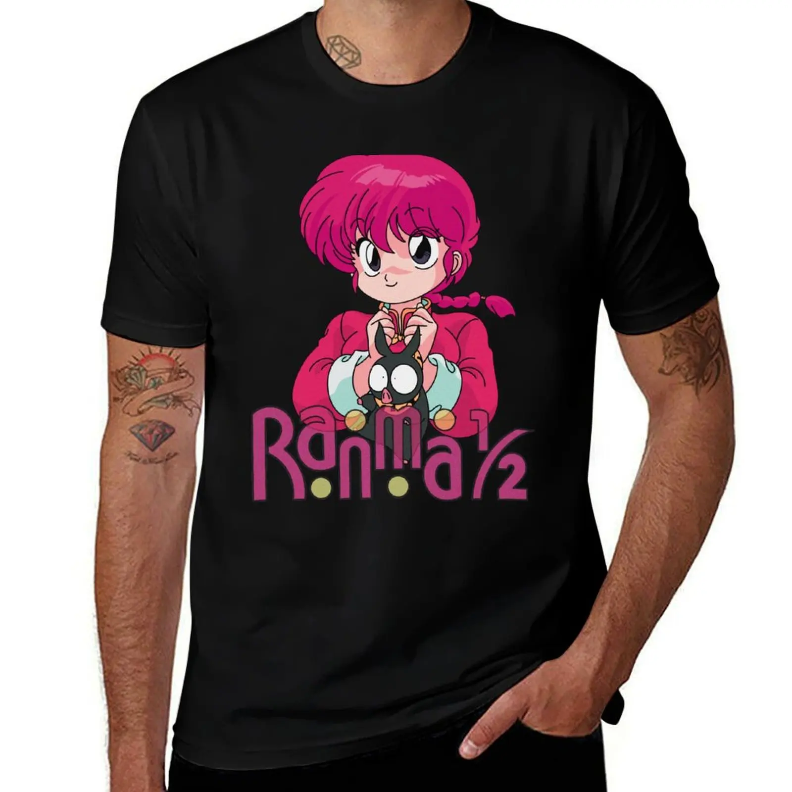 

Футболка Ranma 1/2 мужская футболка из плотного хлопка