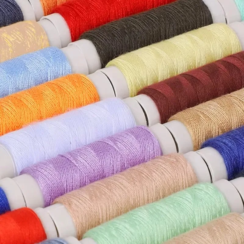 24 Farben Nähgarn, nicht leicht zu reißen, Handnähgarn, Basteln, Patch, Lenkrad, Nähzubehör, Heim-Set – Detail 4