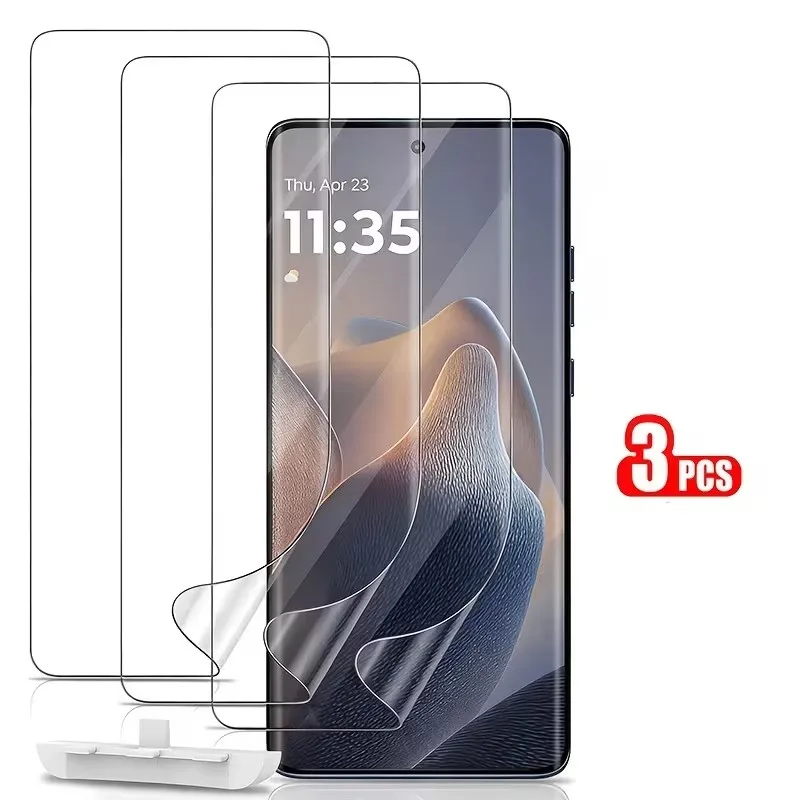 

Гидрогелевая пленка для Motorola 20 30 Pro 30 50 Neo Edge 70 Fusion Plus 20 Lite 60 Stylus, 3 шт., защитная пленка для экрана