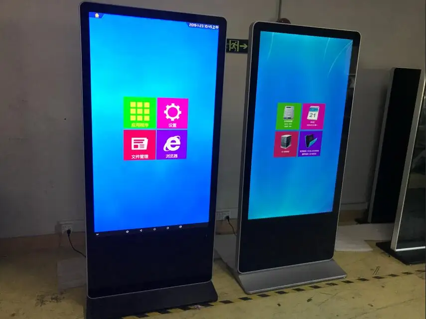 43inch Android/Windows+Touch screen Floor stand network wifi lcd advertising display indoor kiosk standalone digital signage
