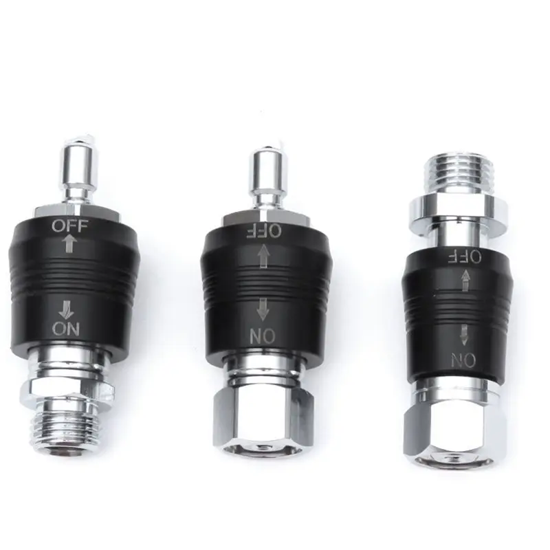 Scuba Diving Regulator Adaptor 9/16 Thread Connector With On Off Switch BCD Valve Medium Pressure Replacement Eco-Friendly view 3