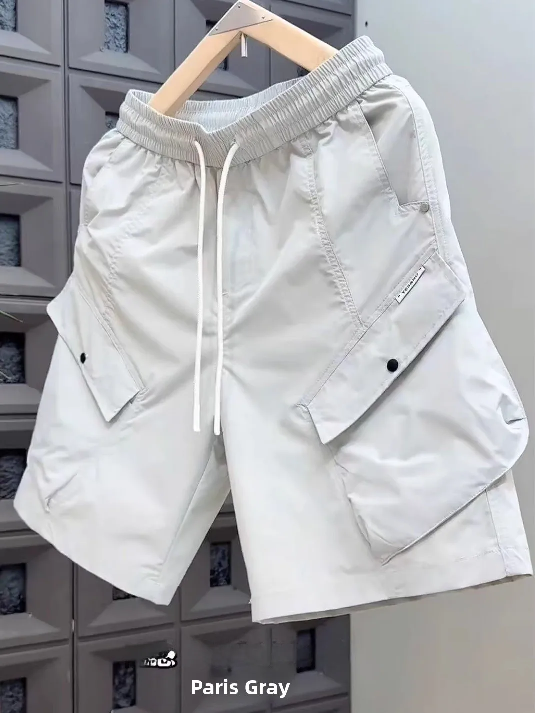 

Высококачественные мужские повседневные летние шорты для активного отдыха, тонкие, дышащие, с пятью карманами, рабочая одежда, молодежные, из полиэстера.