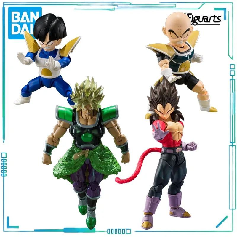 

BANDAI Genuine S. H. Figuarts Series Movable Toys Dragon Ball Series Super Saiyan Begita，brolly，Clint，Finished Product Model
