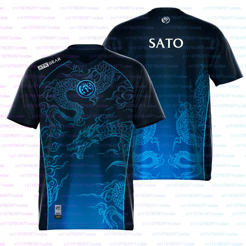 Новейшая футболка VCT 2026 Team Leviatán, униформа Spike Sato VALORANT, мужская футболка с 3D-принтом для фанатов киберспорта, тренировочная спортивная одежда