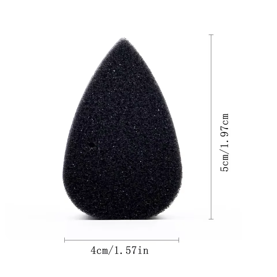 10/20pcs Facial Painting Sponge Body Art Sponge Split Cake Sponge Black Painting Sponge Block Water Drop Shape Paint Supplies