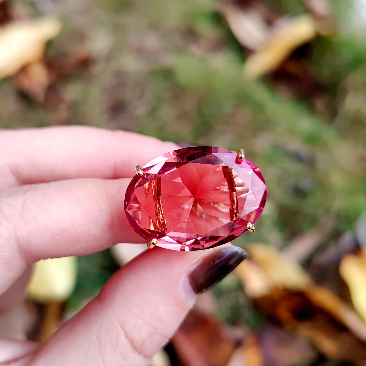 Türkischer Farbwechselnder Edelstein Sultanit Ornamente Ovaler Ring Mode Einfache Ringe für Damen Schmuck – Detail 18