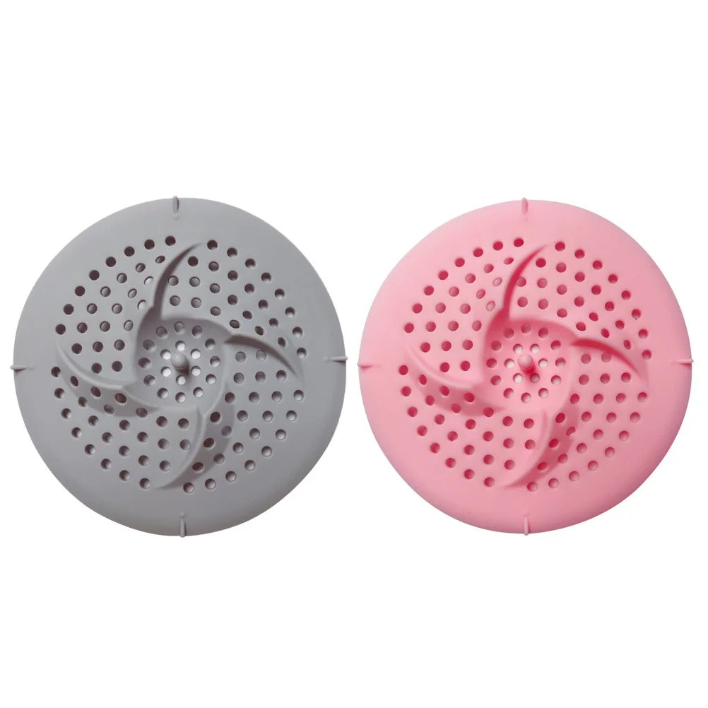 

2Pcs Sink Filter Hair Kitchen Bath Plug Strainer Mesh Cover Floor Trap Bathroom Bathtub Stopper For Bathroom Shower Tub