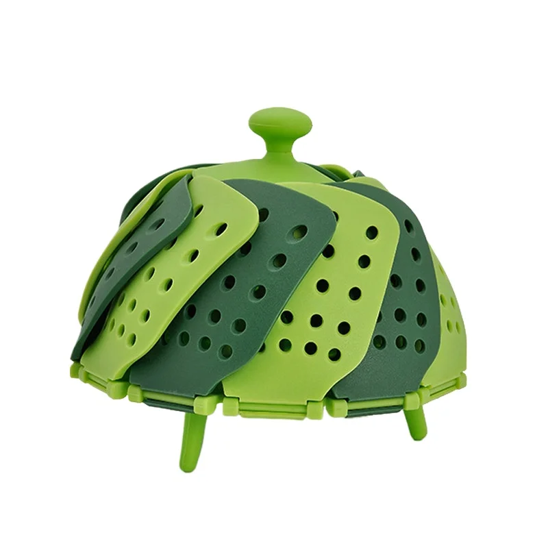 Foldable Plastic Lotus Steaming Rack, Food-grade Lazy Steamer Tray for Household Use