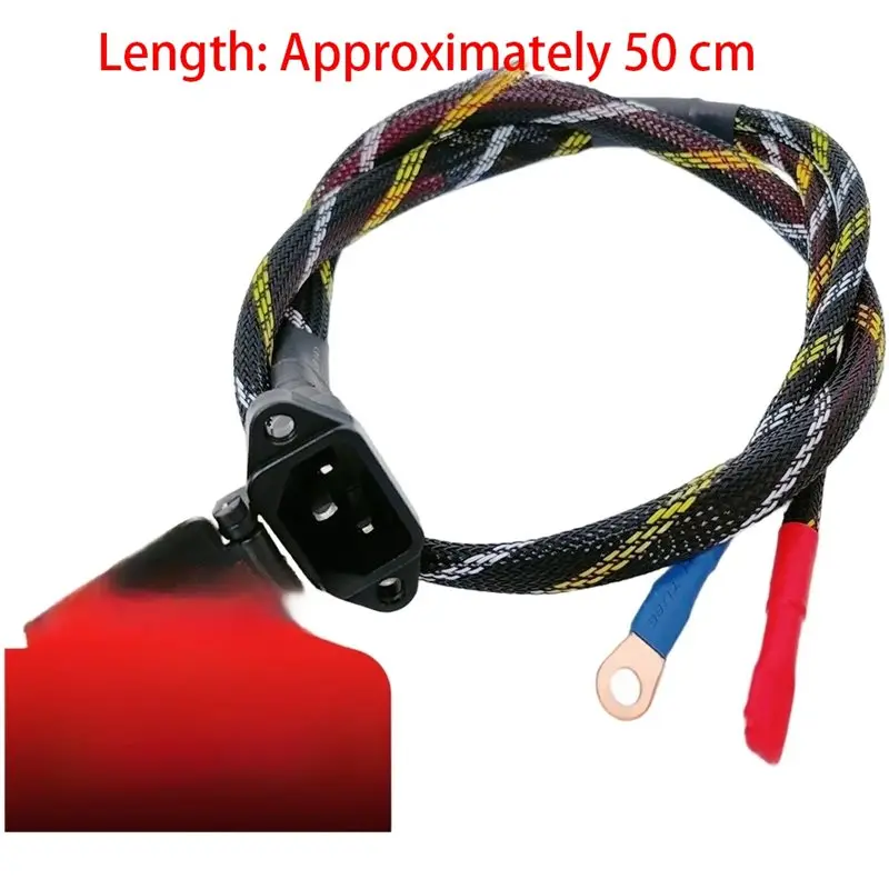 8AWG Pin Power Cord For E-Bike High Temp Silicone Wire Tinned Copper Core Power Cord-AT30