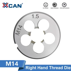 XCAN Thread Die M14 1pc Metal Thread Tool Right Hand Metric Screw Dies  for Alloy Steel Metal Working Tools