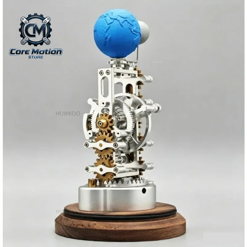 Metal Tourbillon Precision Mechanical Model Dynamic Art Crafts