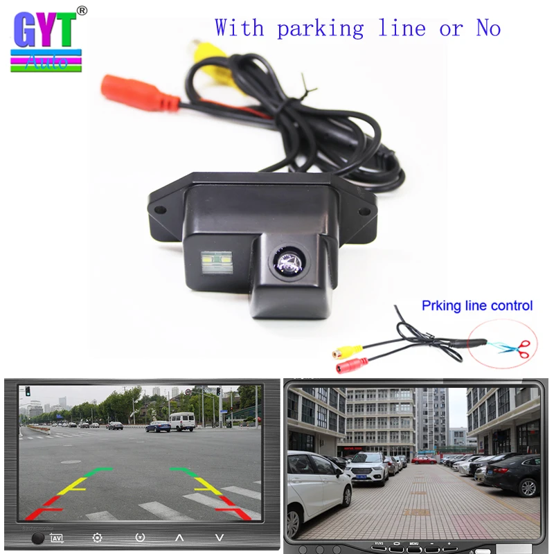 Dynamic Trajectory Tracking car Rear view Reverse camera For Mitsubishi Lancer EX Evolution X Pajero IO Grandis MPV