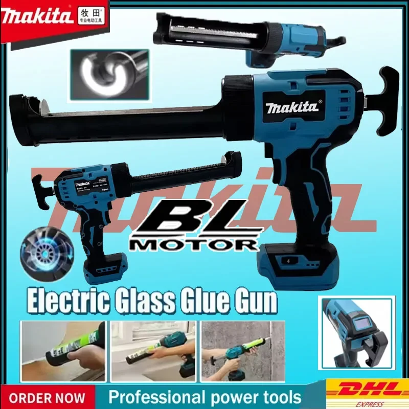 

Makita Cordless Electric Glue Gun Multifunctional Electric Caulking Gun Portable Glue Filling Sealing Power Tool For 18V Battery