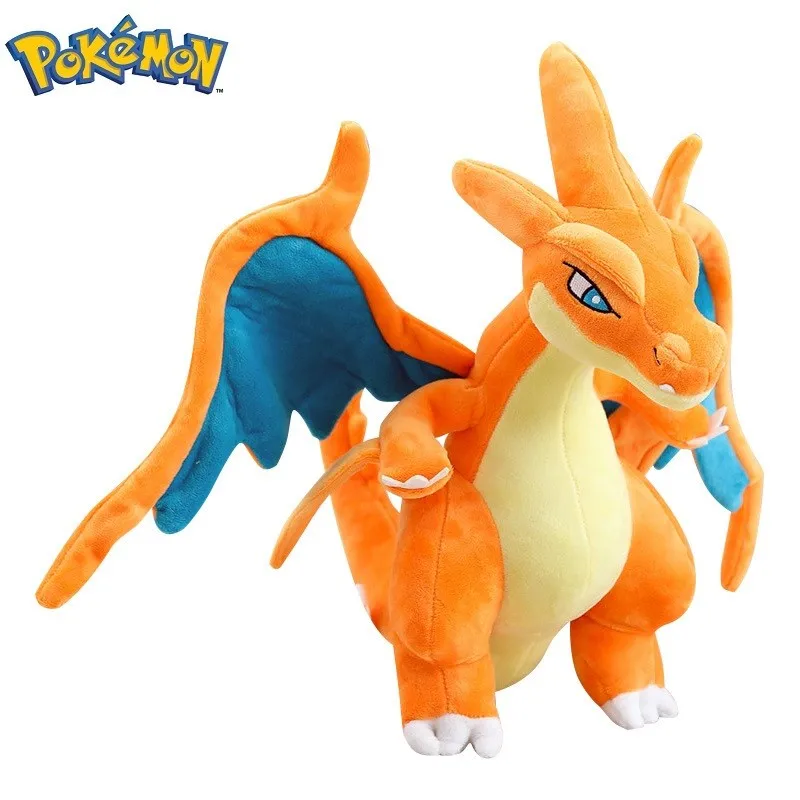 Brinquedos de pelúcia Pokémon originais para crianças, grandes animais, Mewtwo, Arceus, Rayquaza, Eevee, Charizard, Pikachu, menino, menina,