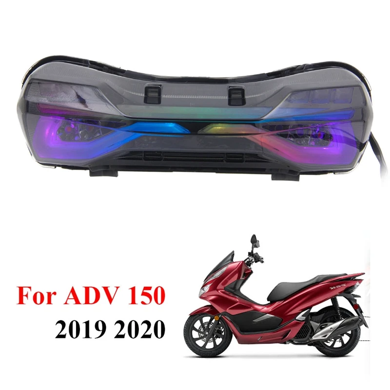 

Motorcycle Tail Light Marquee LED Brake Lamp Blinker For Honda ADV 150 2019-2020