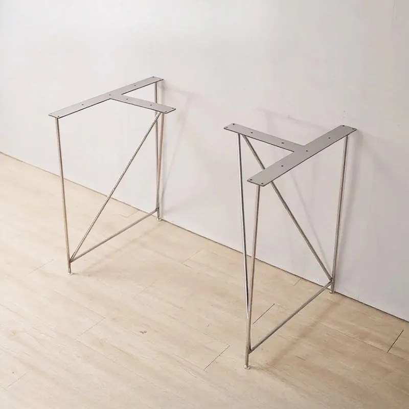 

Ножки стола из нержавеющей стали, сверхмощная деревянная опорная основа для стола, промышленные ножки для обеденного стола, мебельные ножки, барная стойка и офисная подставка