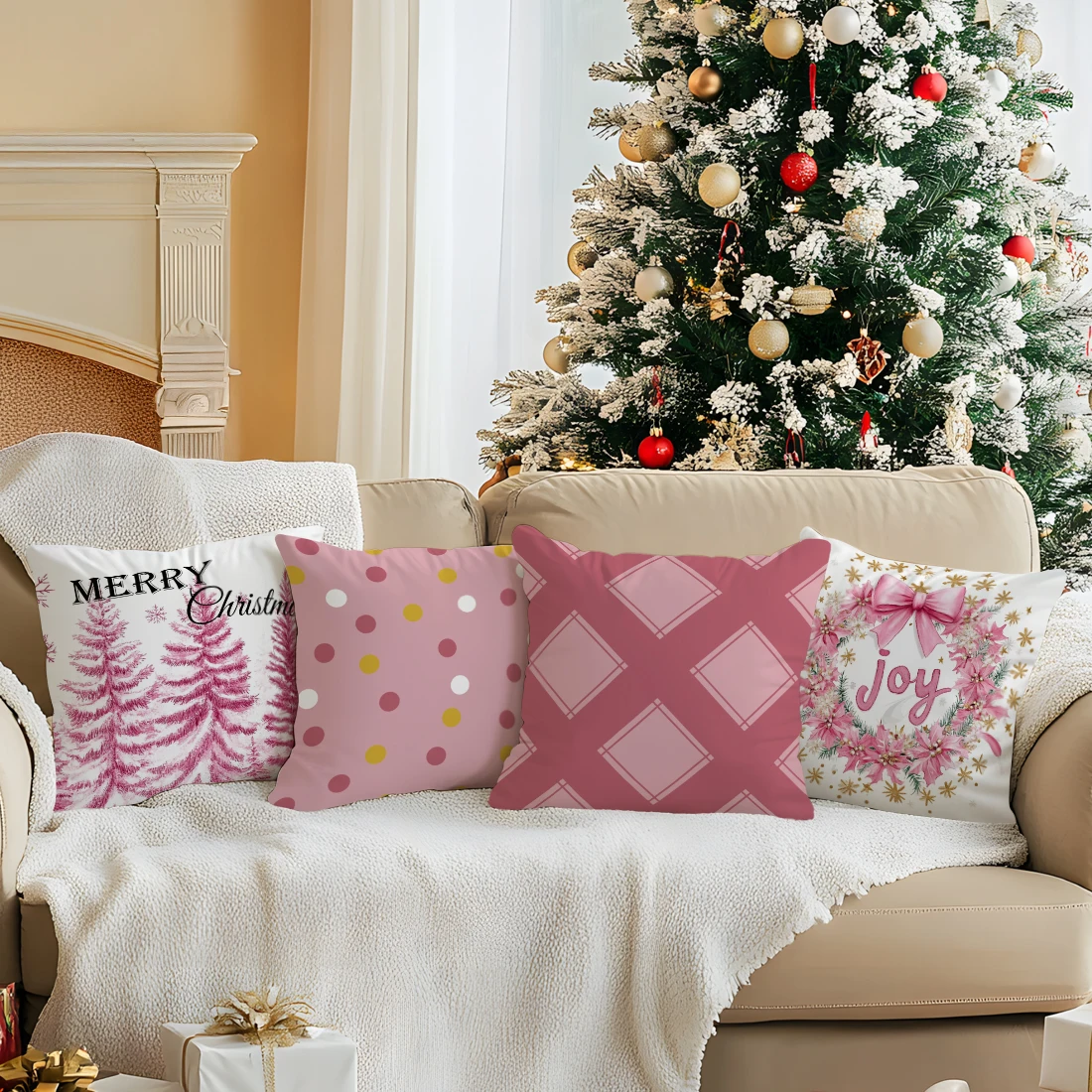 Funda De CojíN Rosa… - image