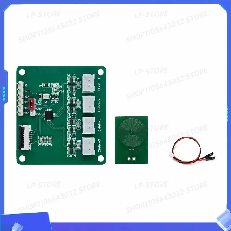 for LDC1314 Inductive Sensor Module Wire Tracking Hardware Detection Metal Distance Sensing Board