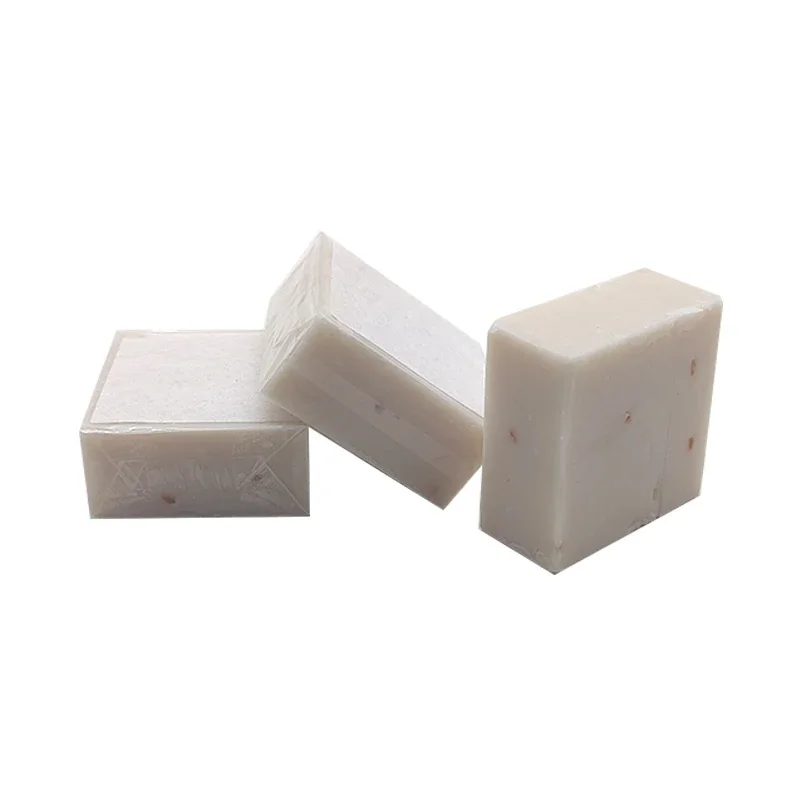 New Fragrant Rice Handmade Soap Coconut Essential Oil Face Wash Cold Process Soap Oil Control Rice Milk Cleansing Soap