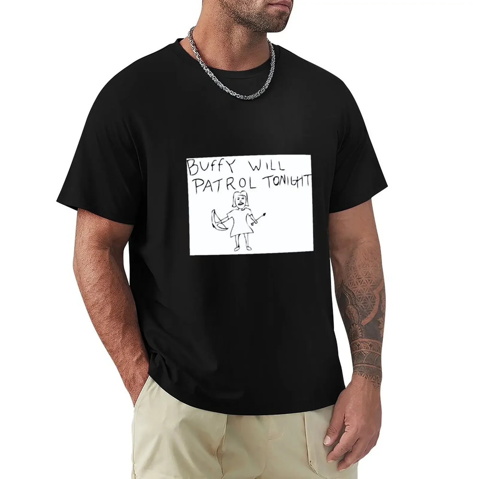 

BUFFY WILL PATROL T-Shirt oversizeds oversized vintage graphic tee shirts men graphic