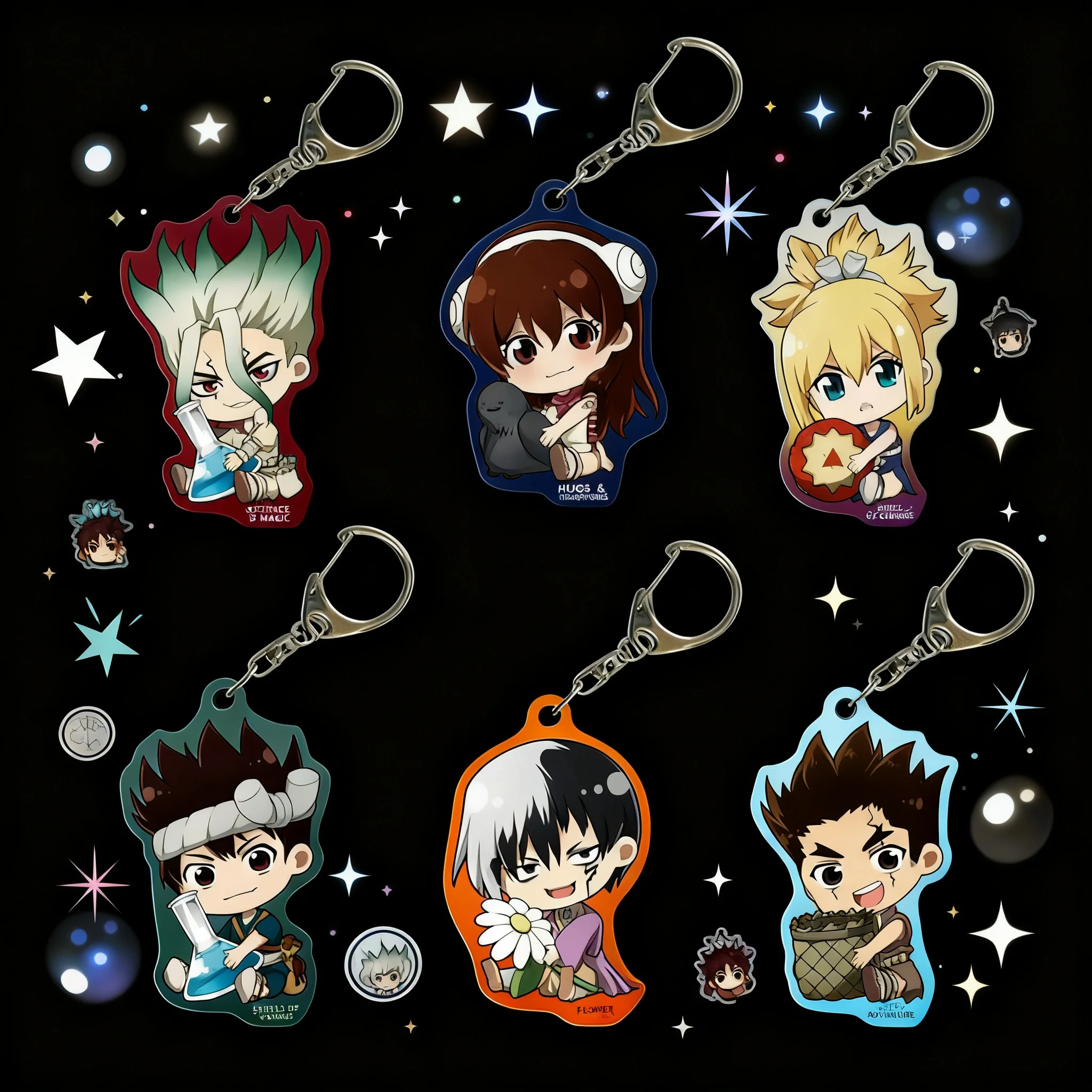 

Акриловый брелок-подвеска Dr. STONE (Аниме): Сенку Ишигами, Кохаку. Сувенирная продукция, аксессуары для косплея, подарок для фанатов. Дропшиппинг.