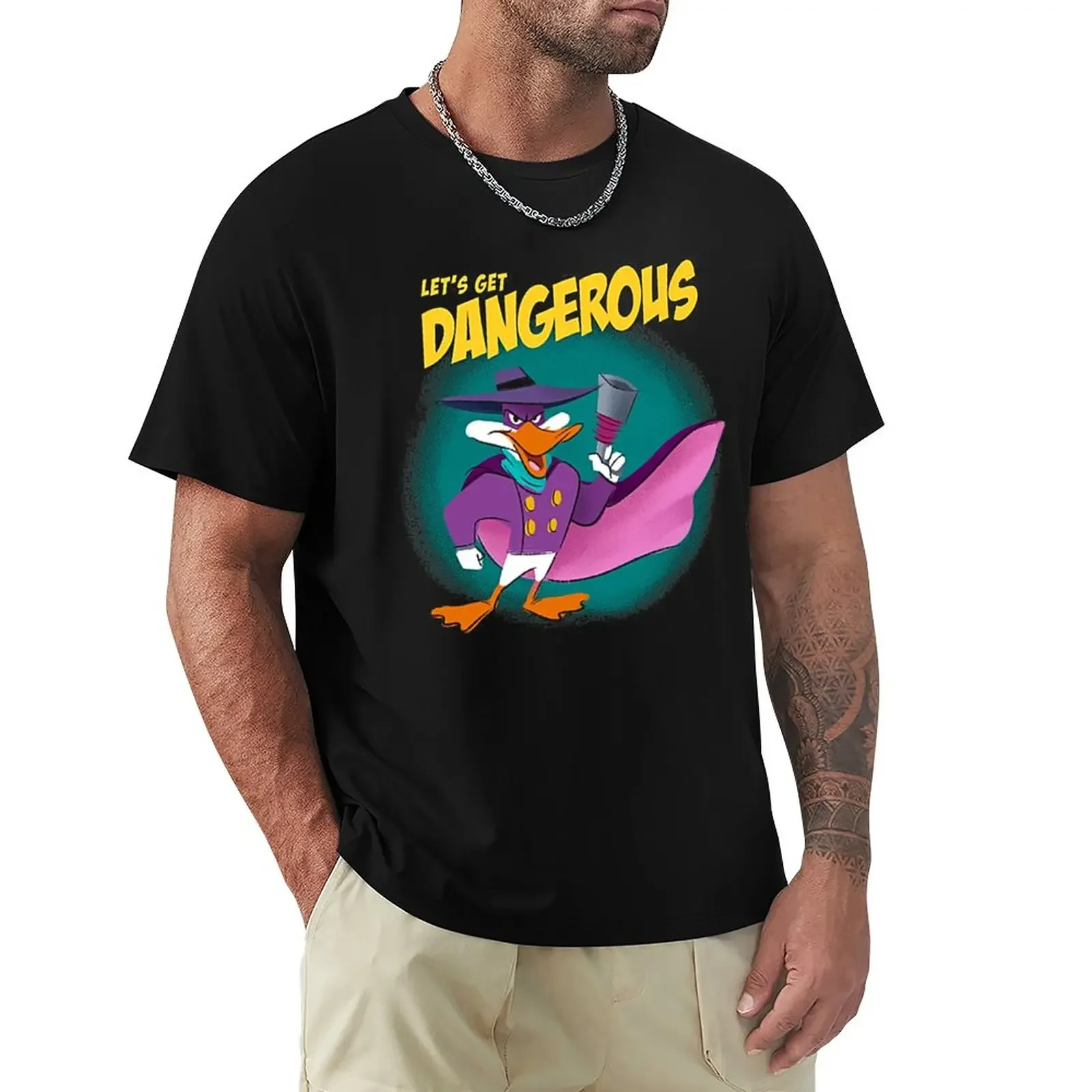 

Lets get dangerous T-Shirt summer tops anime men t shirt