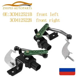 Sensor de nivel de altura de suspensión neumática delantera izquierda para coche VW Golf Tiguan/Passat CC EOS/Rabbit GTI, 3C0412521B 3C0412522B