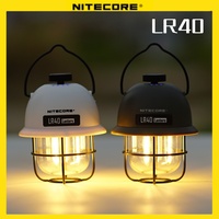 NITECORE LR40 Camping Lantern Flashlight USB-C Rechargeable 100Lumens Runtime 65 Hours 3 Light Sources