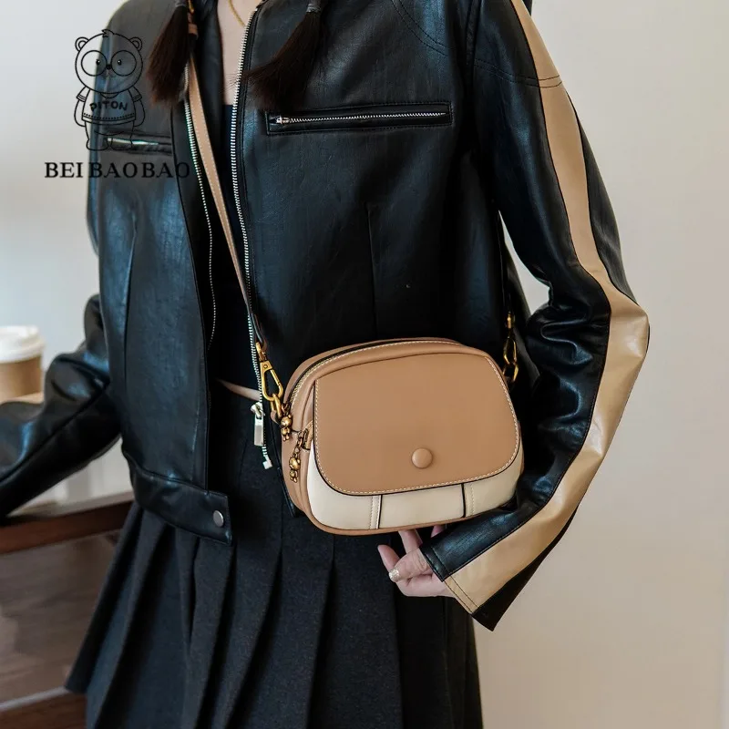 Beibaobao Ladies Black Small Bag 2024 New Women\'s Bag Fashion Crossbody Bag Casual Single Shoulder Lightweight Cross Bags Woman