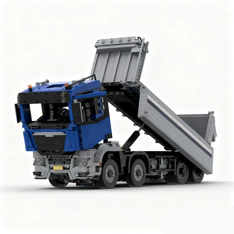 4016pcs MOC New Man TGS Dump Truck Technical Model Building Christmas Gifts Blocks Construction Assemble DIY Toys Idea Education