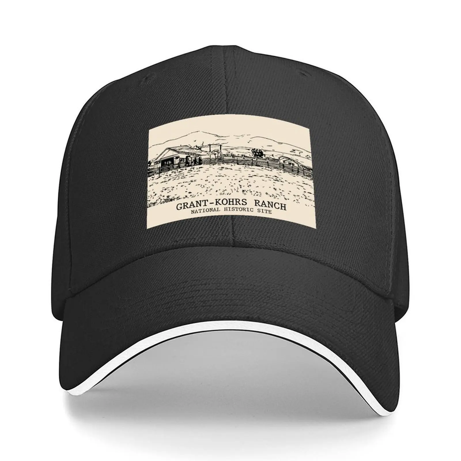 

Grant-Kohrs Ranch National Historic Site Baseball Cap hard hat fun hats Golf Golf Hat Men Hats Women's