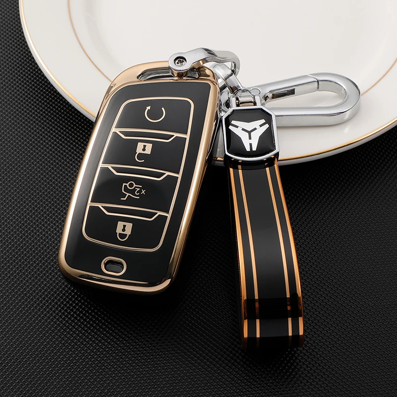 

Auto Key Protector For Changan CS85 CS35 plus CS25 CS95 CS85 Soft TPU Car Remote Key Case Cover Bag Shell Fob Holder Keychain