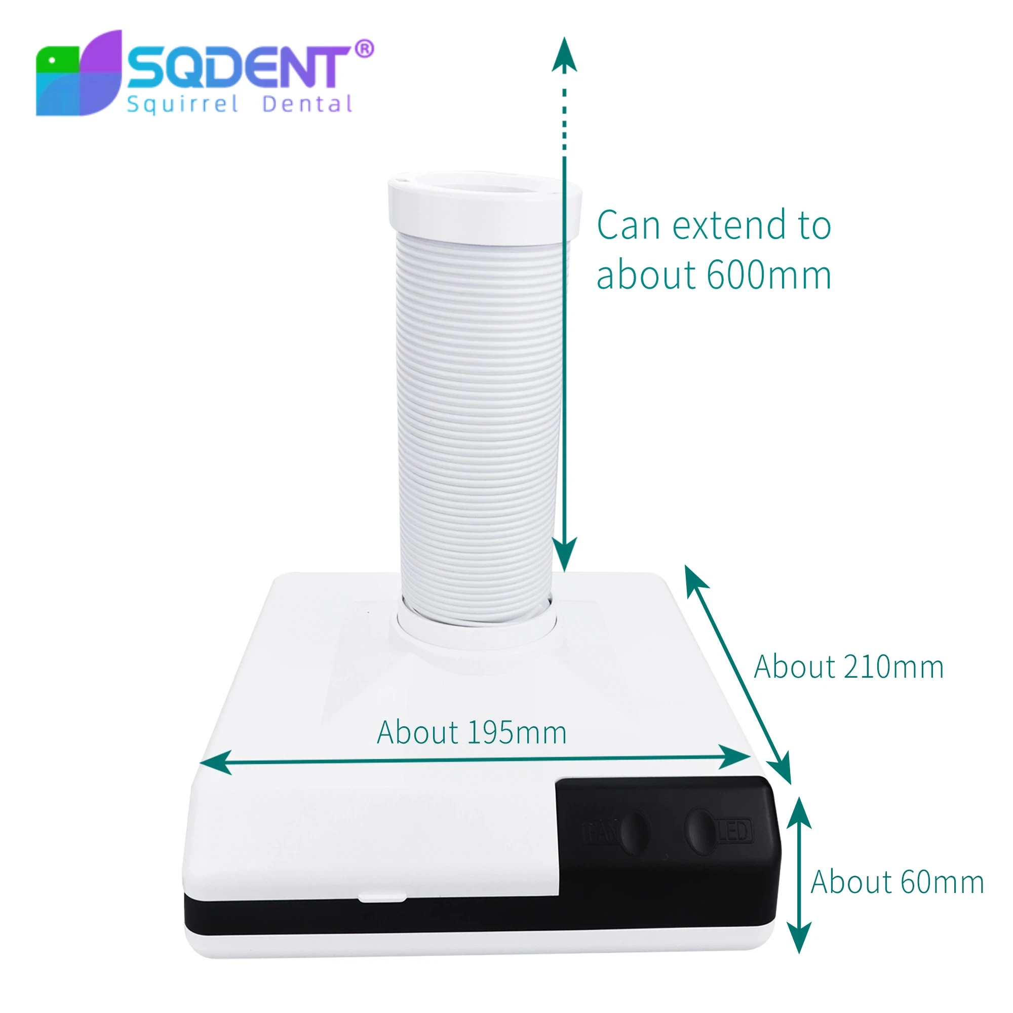 เครื่องดูดฝุ่นกำลังสูง 60W 2 i - Dental Lab Dust Collector บทวิจารณ์และราคา